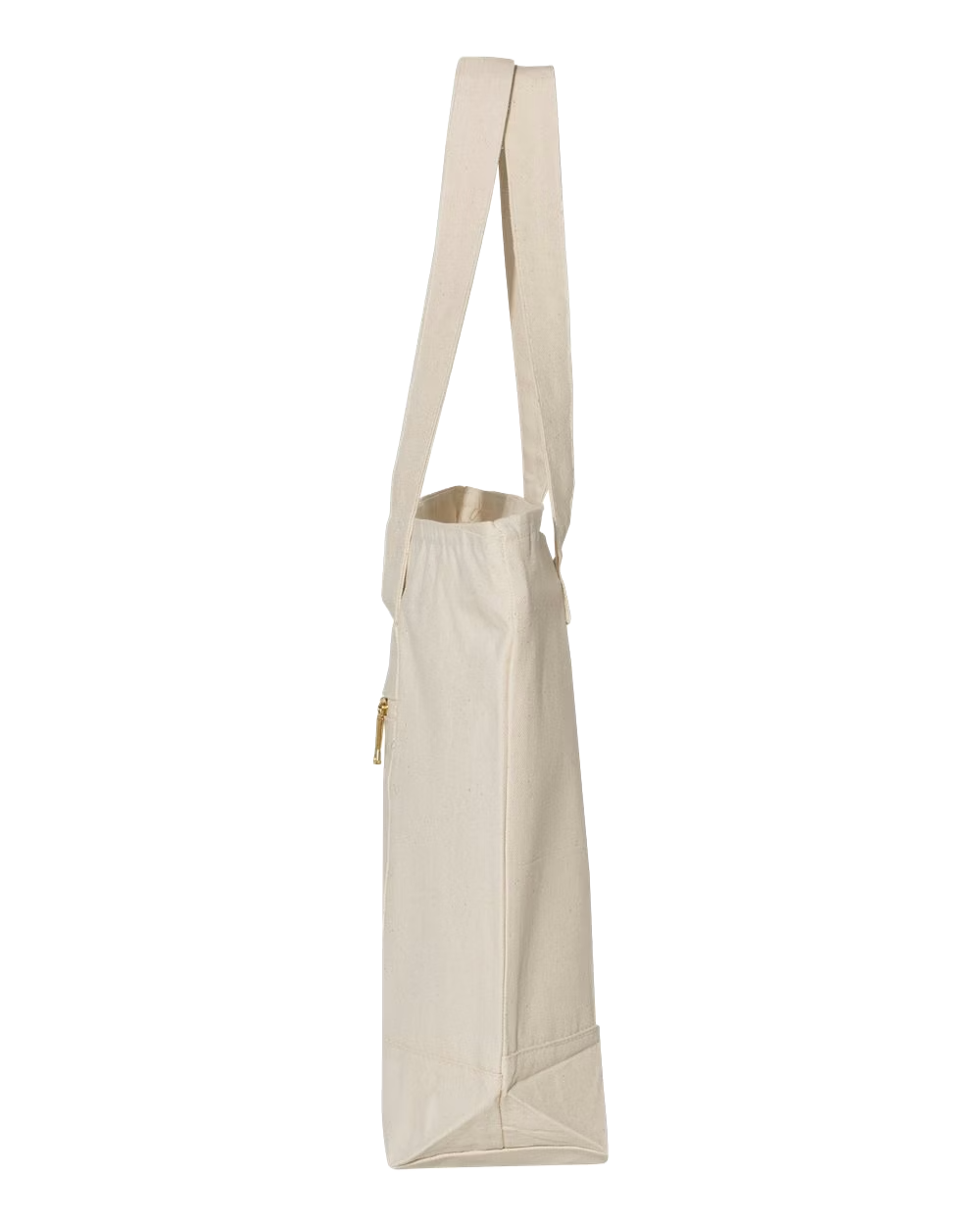 Oceanview Encinitas Canvas Tote — Zippered Beach & Market Bag