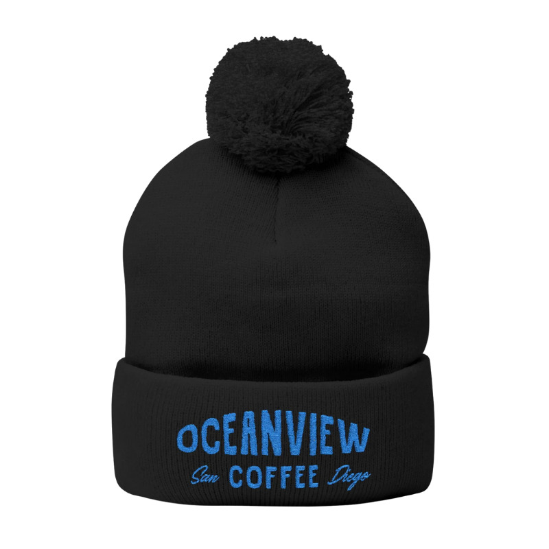Oceanview Pom-Pom Beanie
