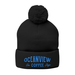 Oceanview Pom-Pom Beanie
