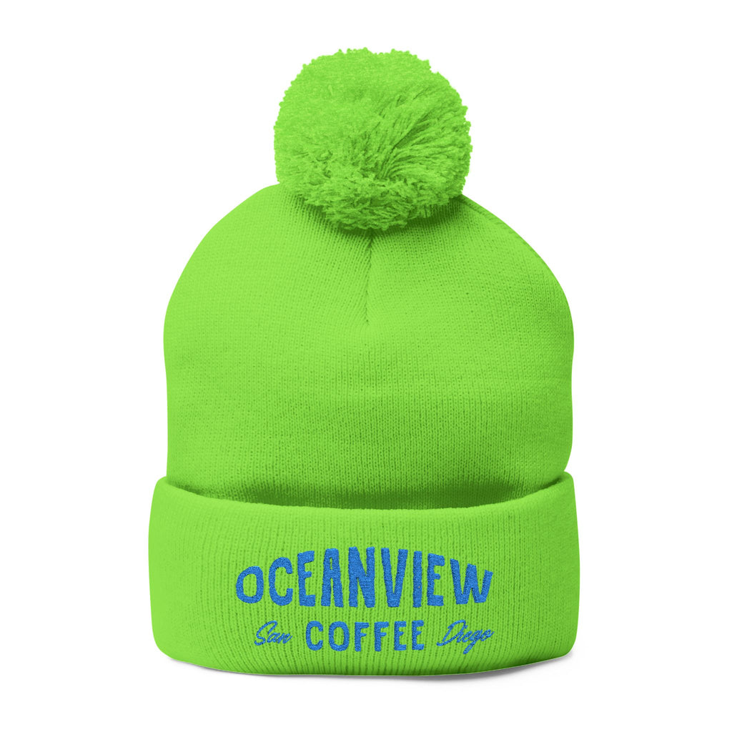 Oceanview Pom-Pom Beanie