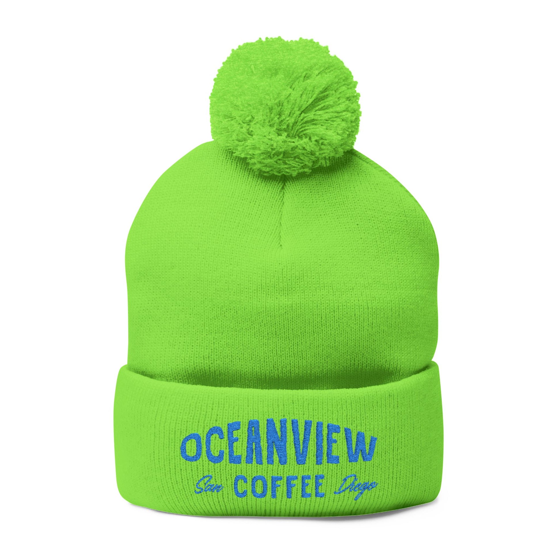 Oceanview Pom-Pom Beanie