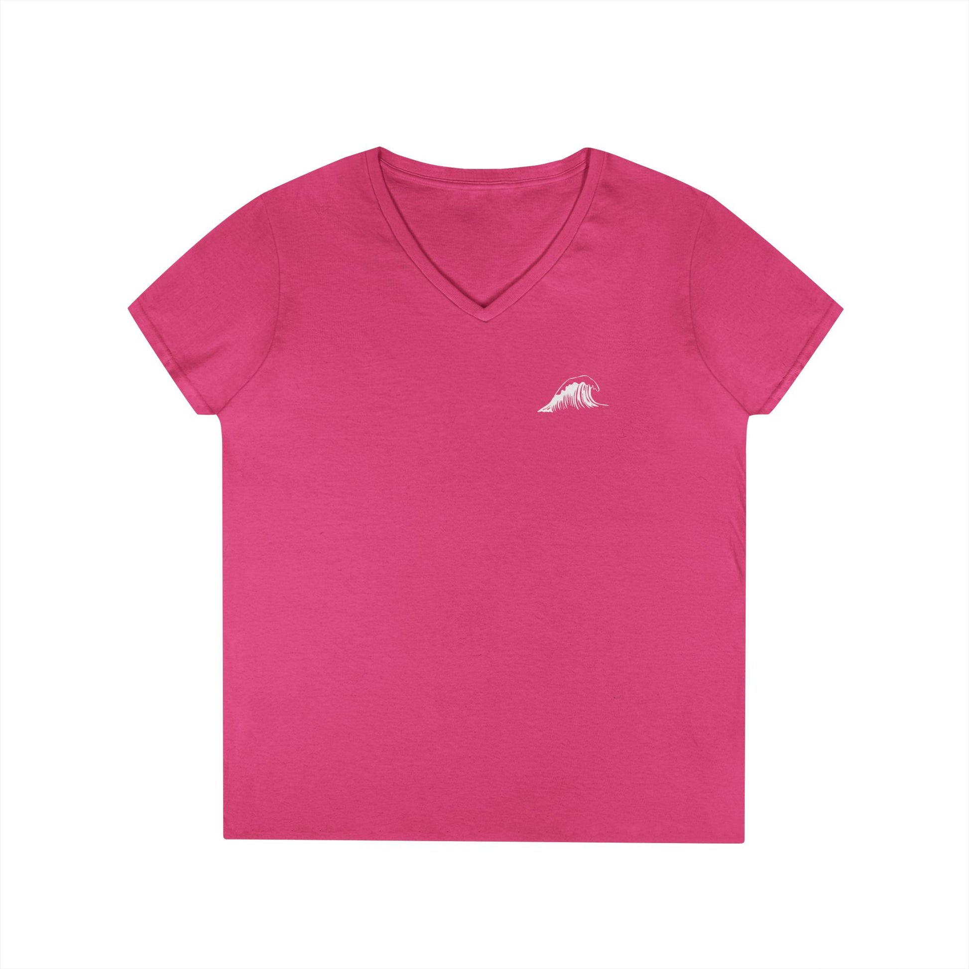 Oceanview Coffee Ladies' V-Neck Tee