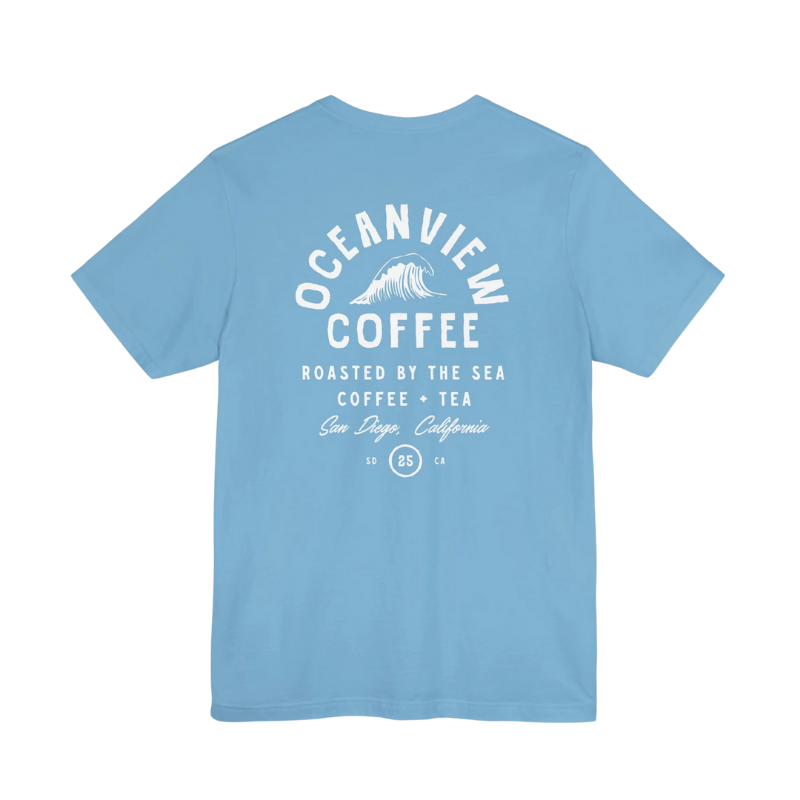 Oceanview Coffee Unisex Jersey Tee