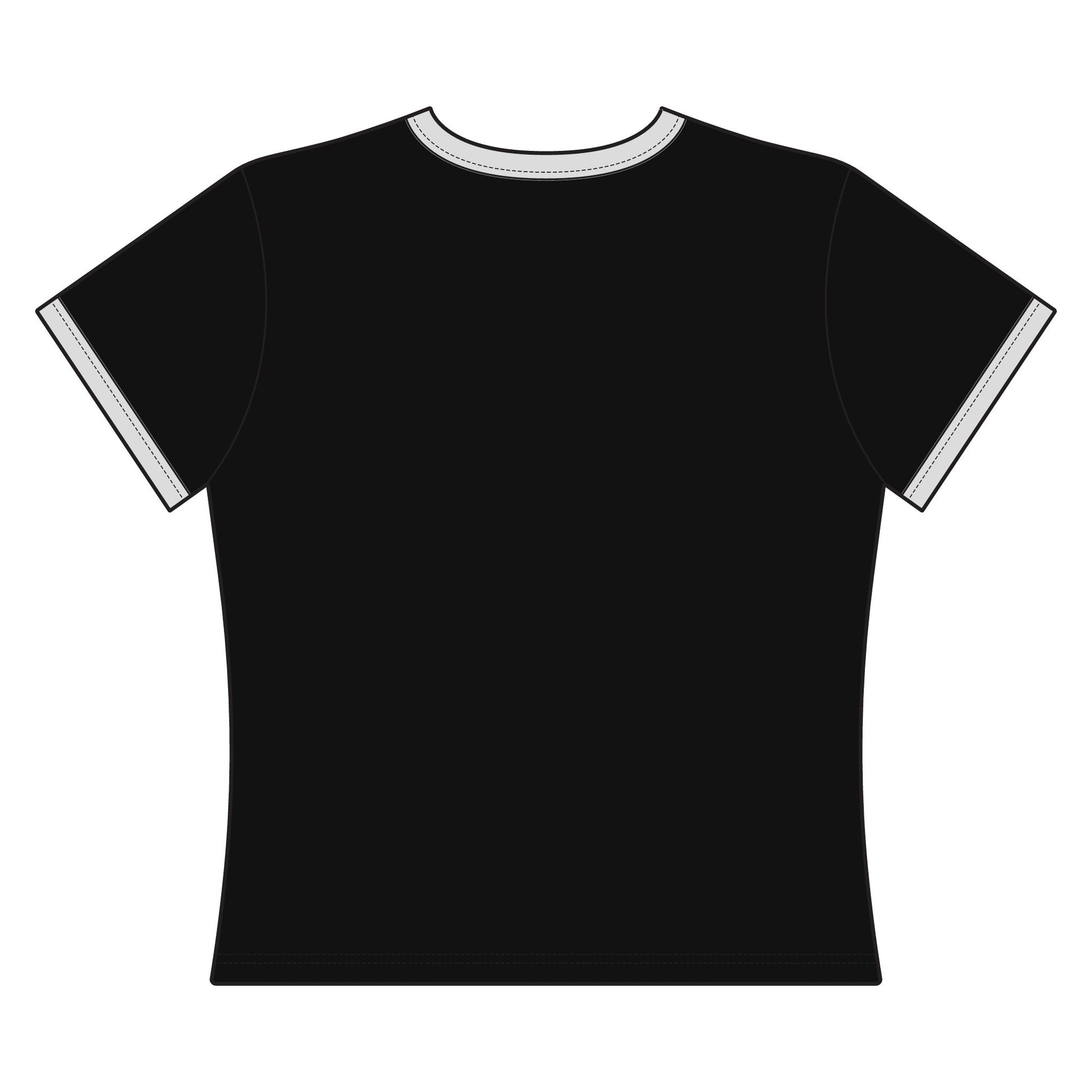 Women's Palm Tree Ringer Tee