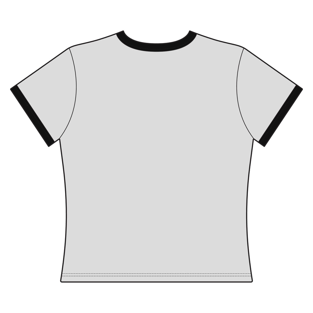 Women's Palm Tree Ringer Tee