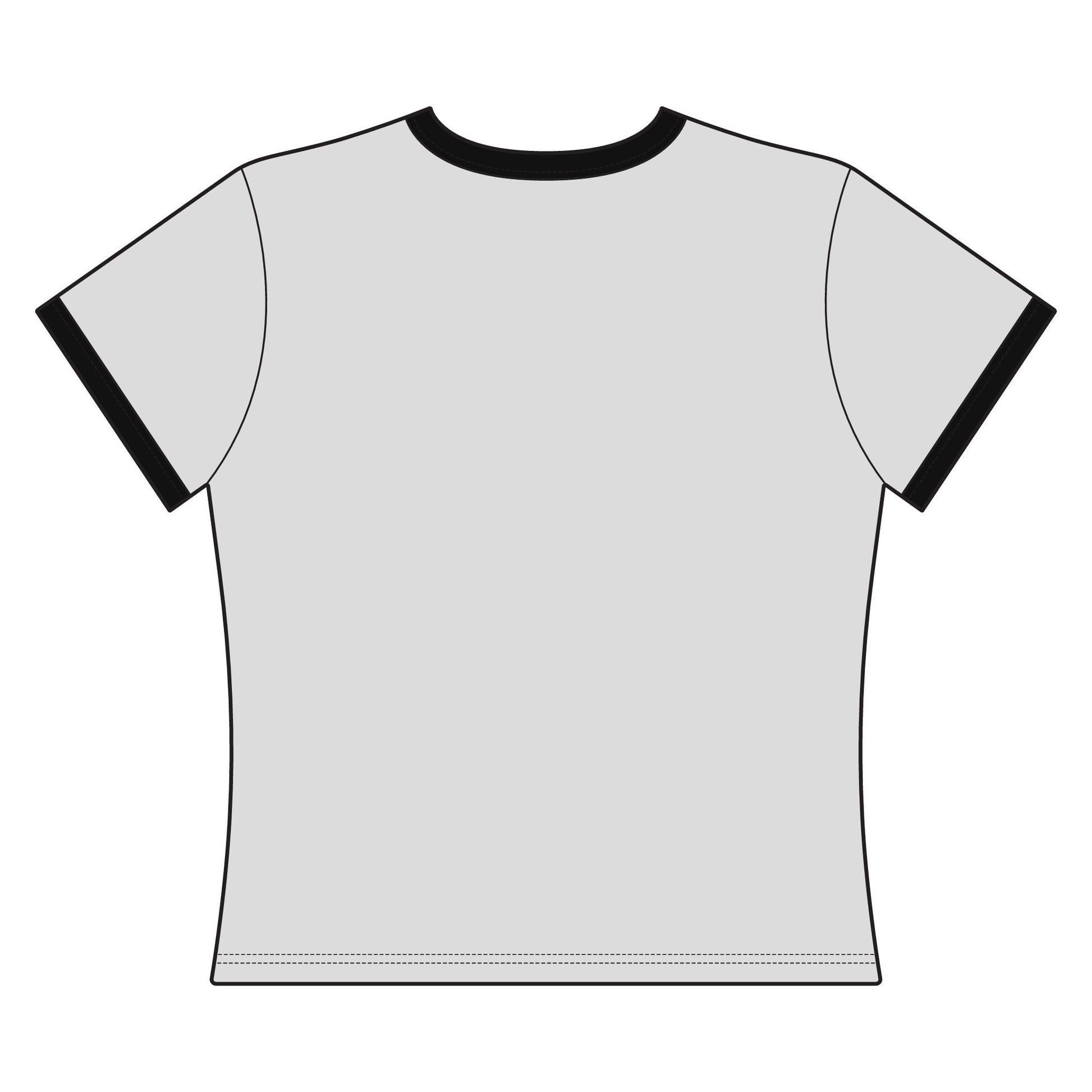 Women's Palm Tree Ringer Tee