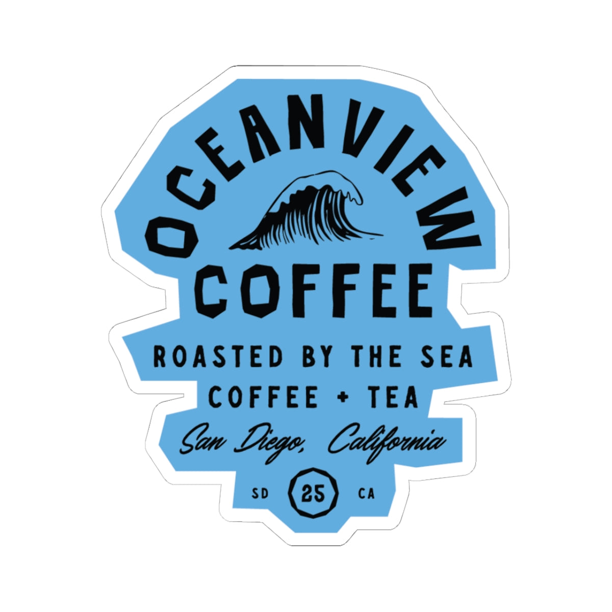 Oceanview Coffee Stickers