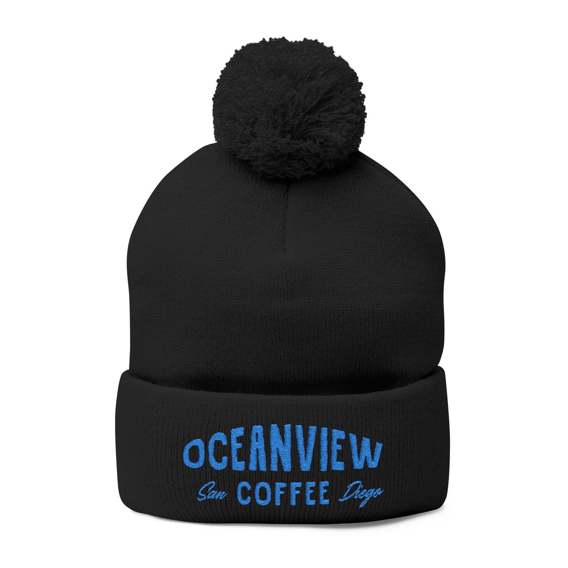 Oceanview Pom-Pom Beanie