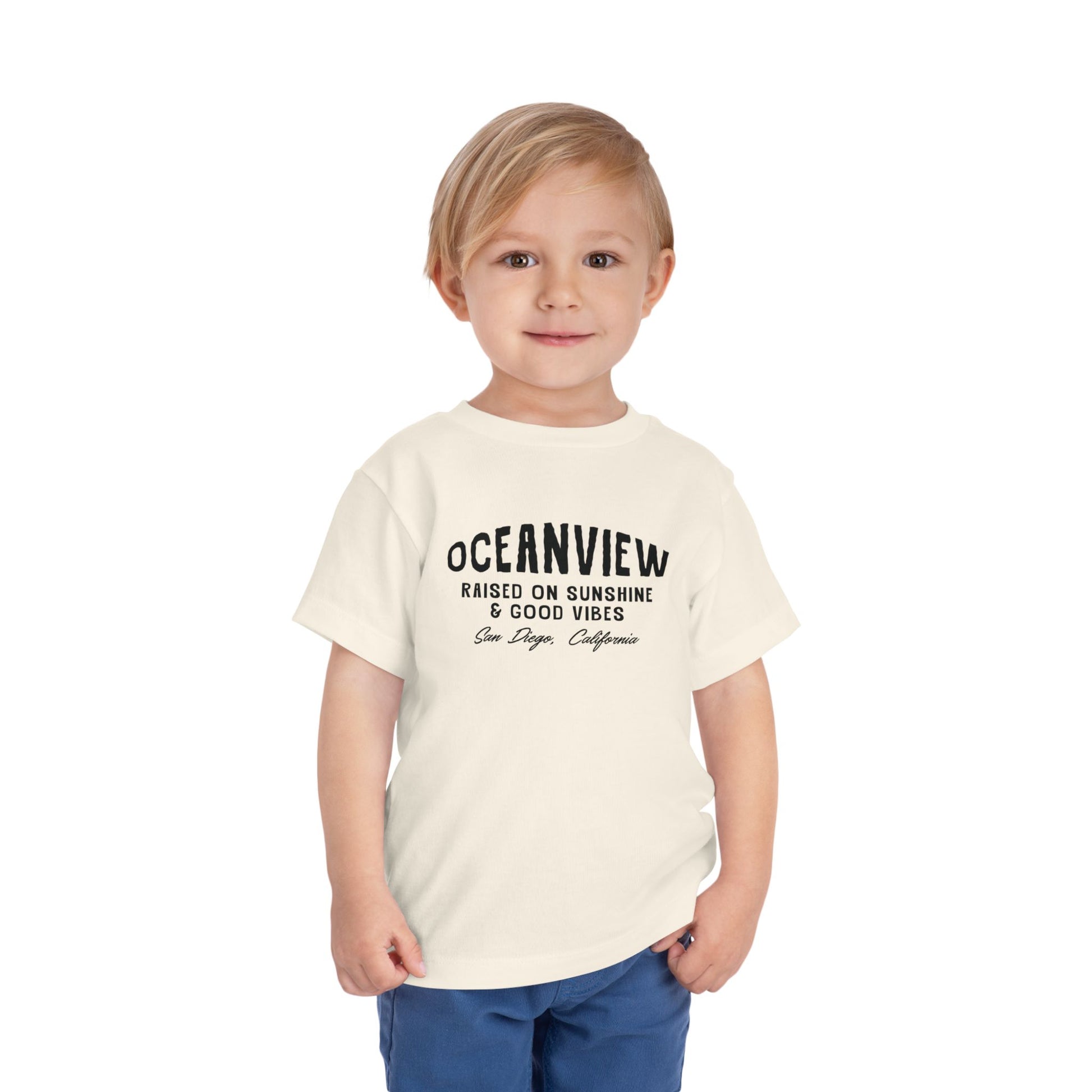 Raised on Sunshine & Good Vibes Toddler Tee