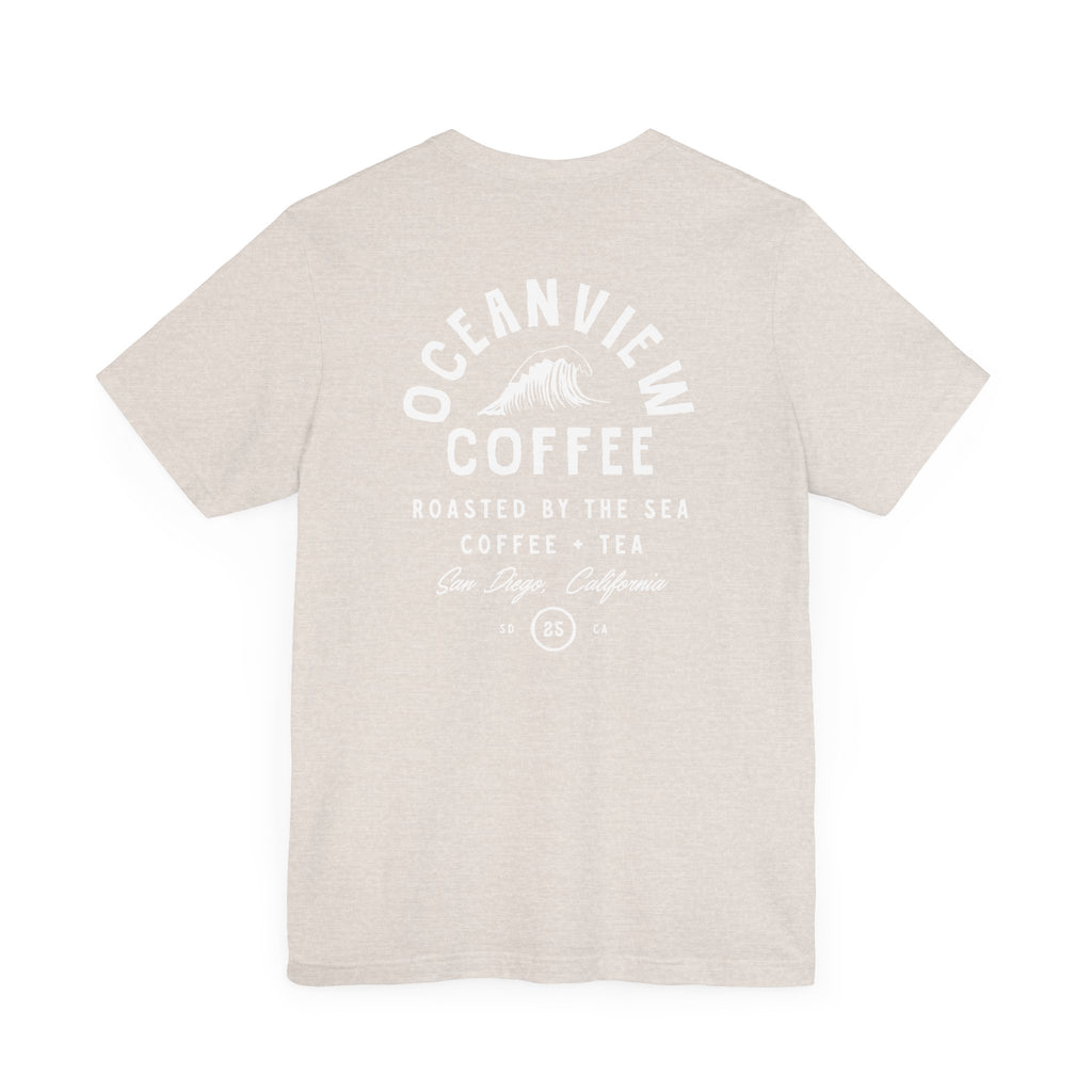 Oceanview Coffee Unisex Jersey Tee