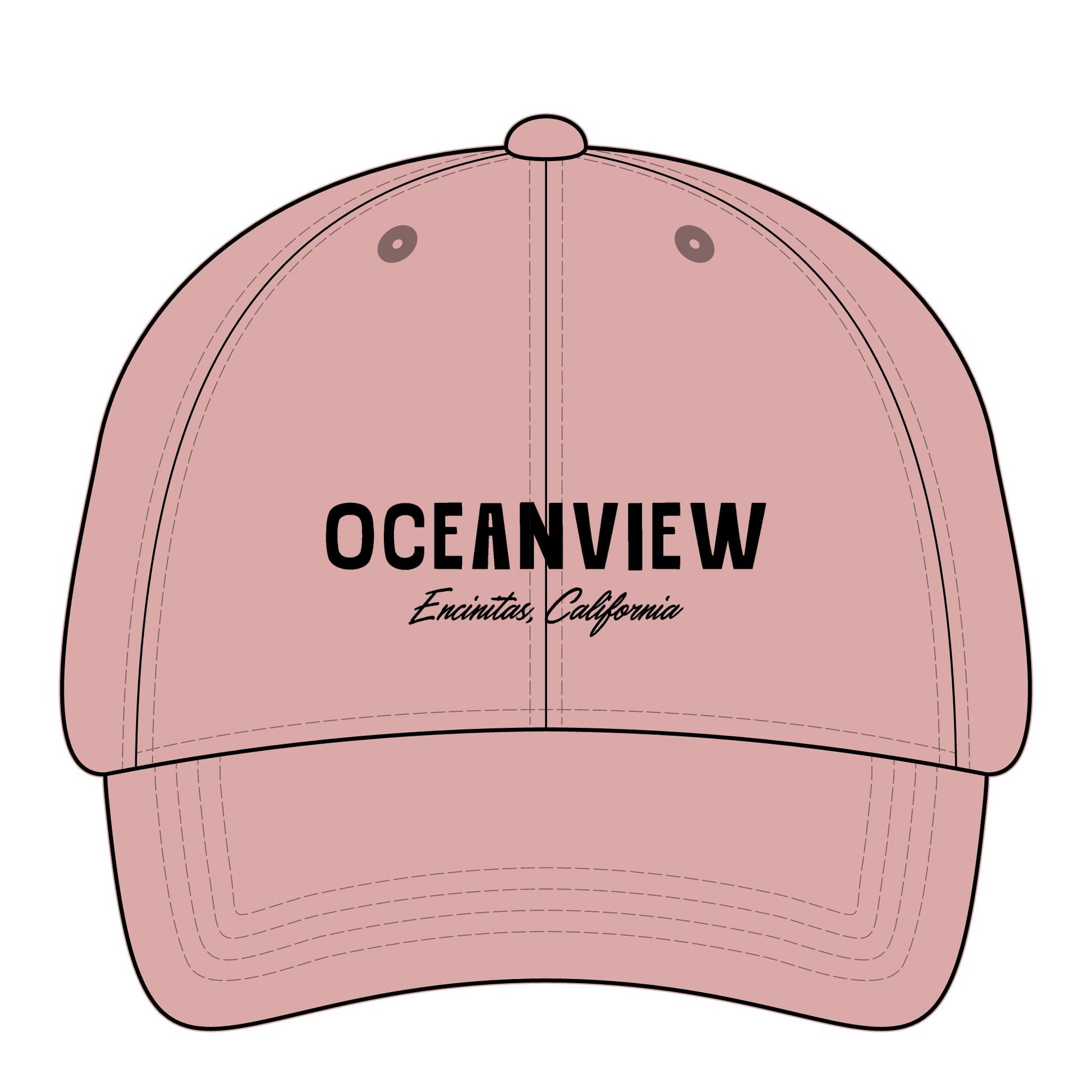 Women's Pigment-Dyed Cap with Fashion Undervisor (Embroidery)