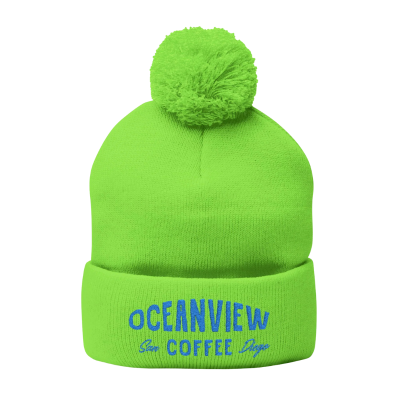 Oceanview Pom-Pom Beanie