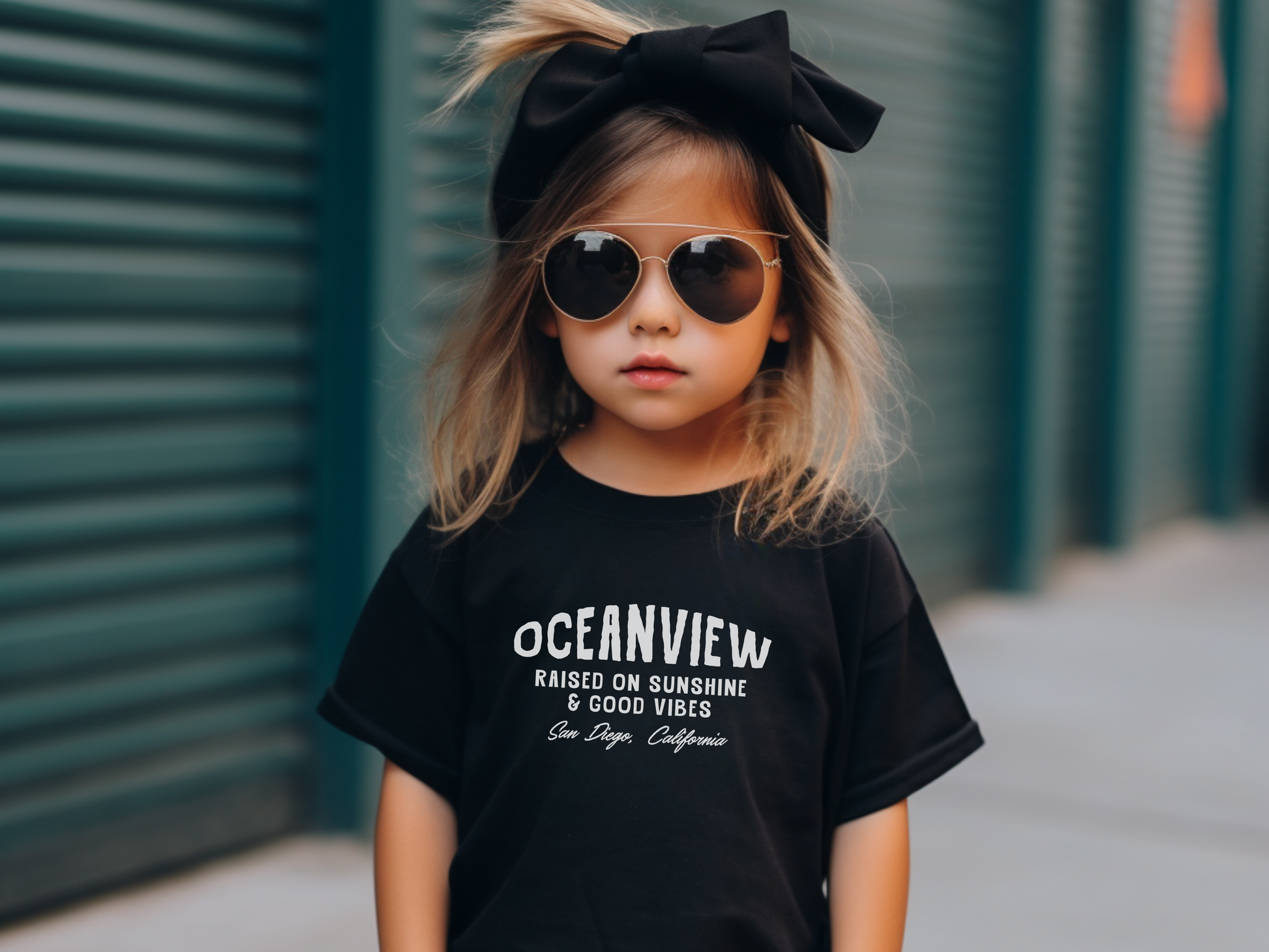 Raised on Sunshine & Good Vibes Toddler Tee