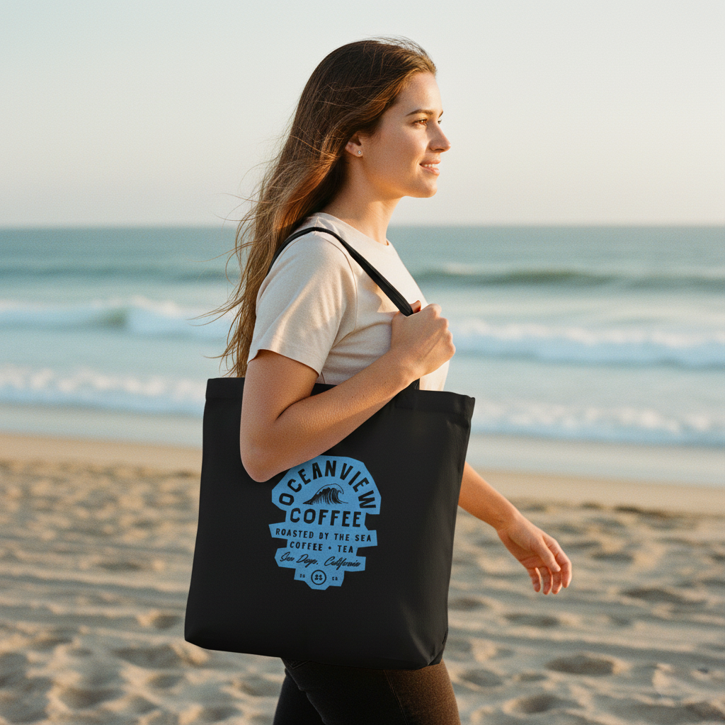 Everyday Black Coastal Tote