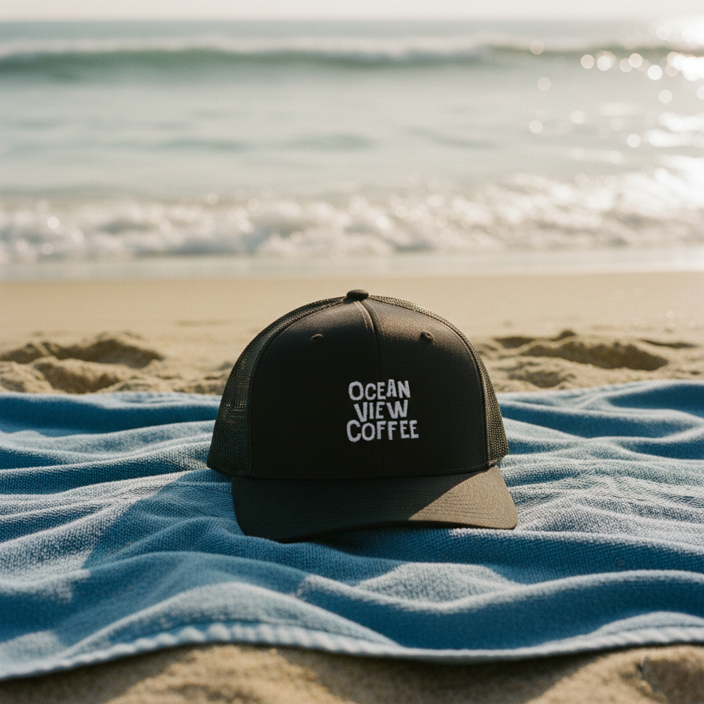 Oceanview Coffee Trucker Cap