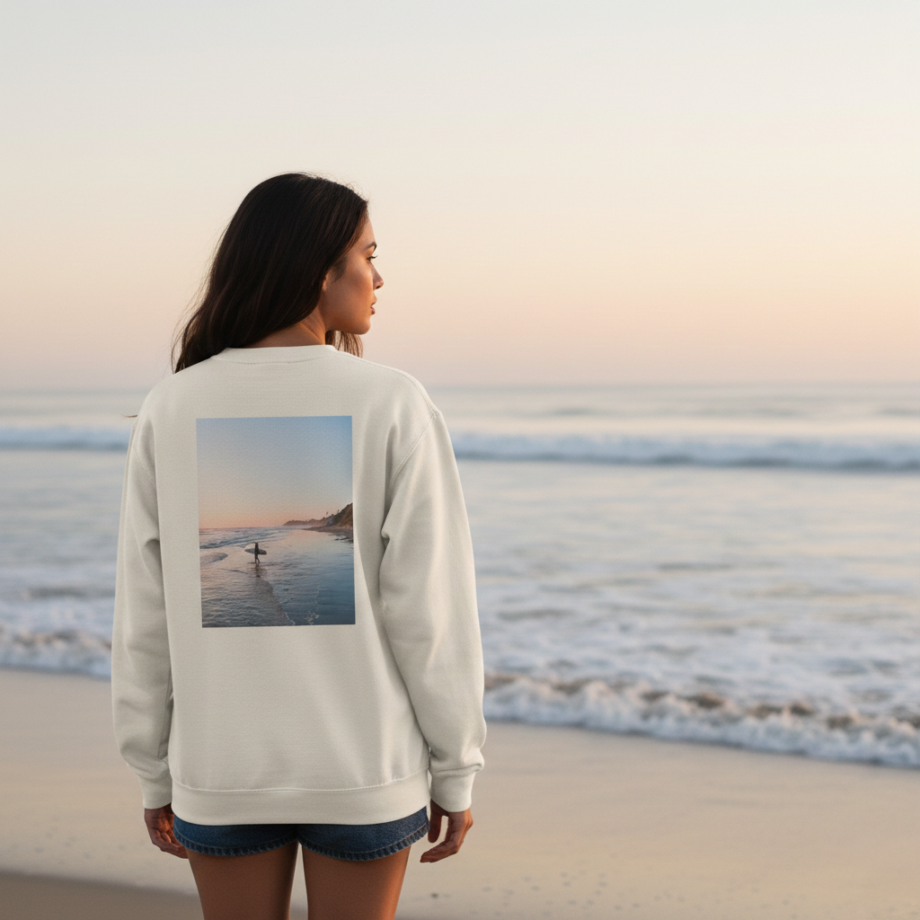 Sunrise Surf - Ryan Szot Photography Artist Series - Crew Sweatshirt