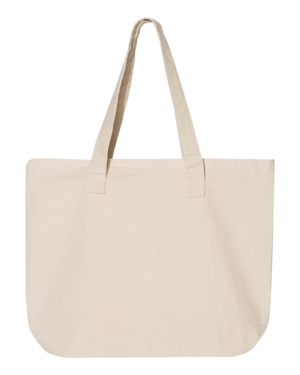 Oceanview Encinitas Canvas Tote — Zippered Beach & Market Bag